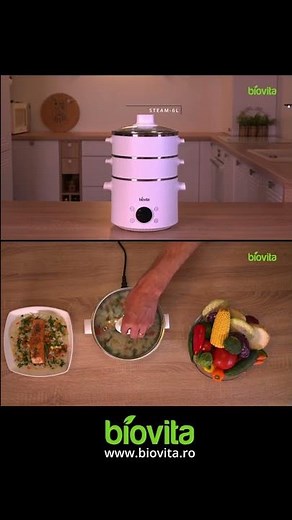 Aparat de gătit cu aburi, Steam-6L, 1000W