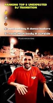 RANKING TOP 5 unexpected dj transition 🔥