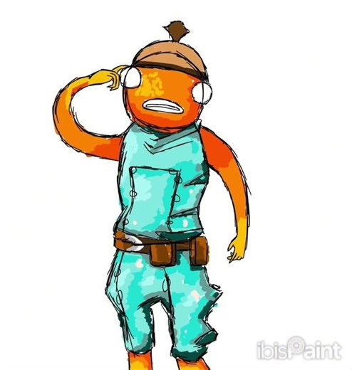 DRAWING FISHSTICK FROM FORTNITE