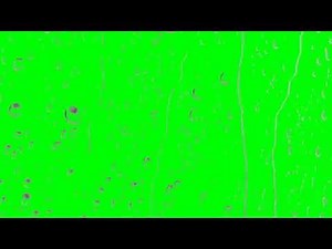 Sad Rain green screen