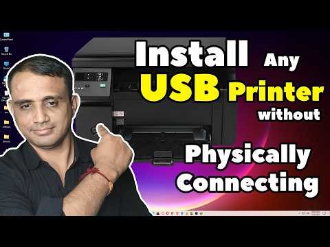 How to Install a USB Printer in Windows 11 without Physically Connecting