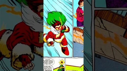 Flash's impulse becomes Santa