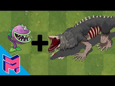 Plants vs Zombies Fusion Hack Animation ( Chomper + SCP-682 )