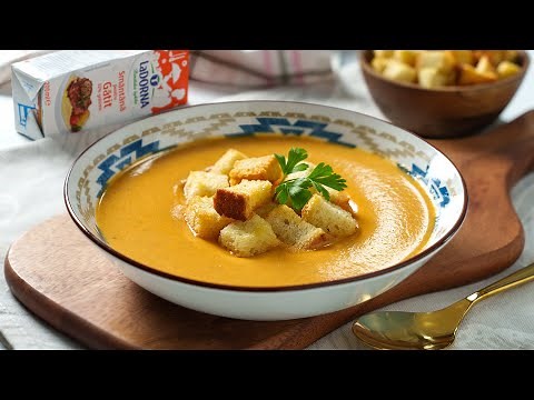 Creamy vegetable soup with sour cream, delicious and adored by children | JamilaCuisine