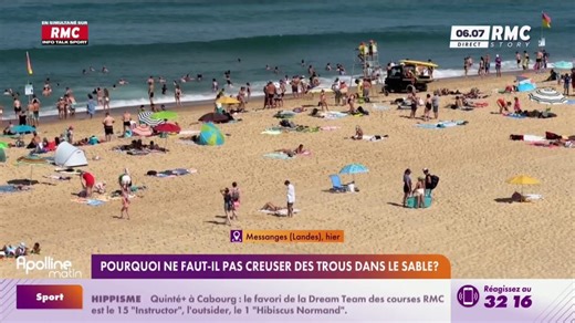 Pourquoi creuser des trous dans le sable peut être dangereux?