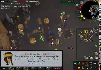 Congrats Neku on snagging the Guild hunter headwear from a Hunters' loot sack! That rare drop from Hunters' Rumours is a sweet addition to the outfit. 🎉https://t.co/UqTX8zACaB#OSRS #LootDrop