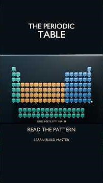 How the Periodic Table Actually Works: Read the Pattern