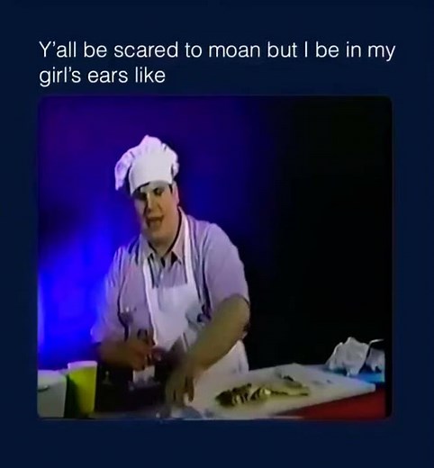 Moaning chef meme