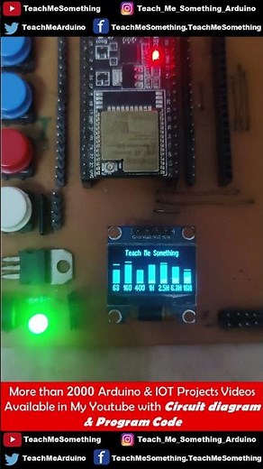 OLED ESP32 Music Spectrum analyzer