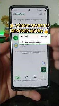 WhatsApp: remova o código secreto das conversas trancadas