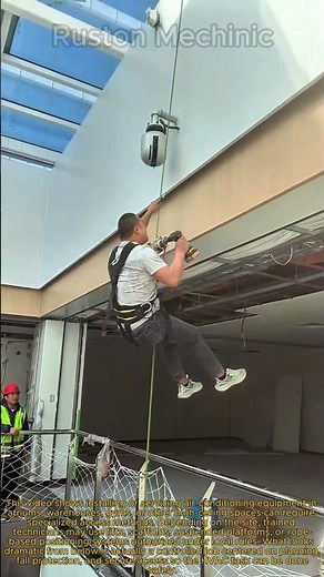 Safety Procedures for Elevated AC Installs: How HVAC Technicians Use Rope Access for High Ceilings