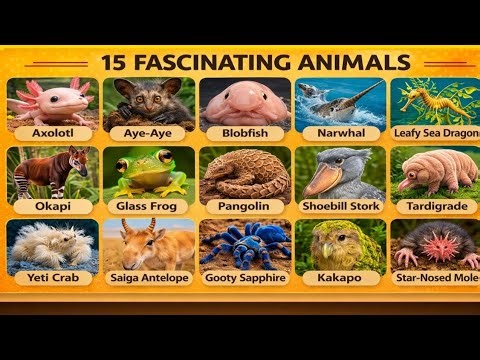 15 Most Unique Animals That Actually Exist