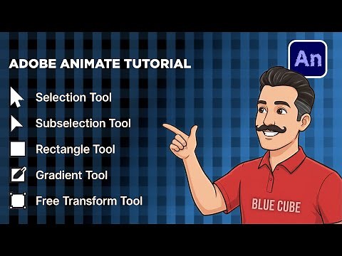 Selection & Gradient Tools | Adobe Animate Tutorial