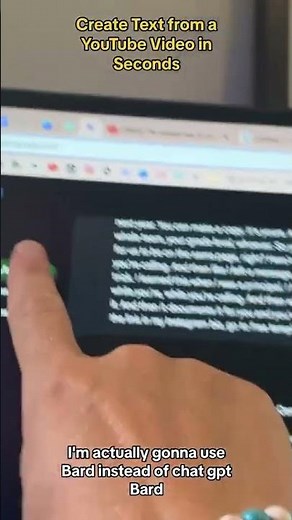 How to turn a YouTube video into text in seconds!