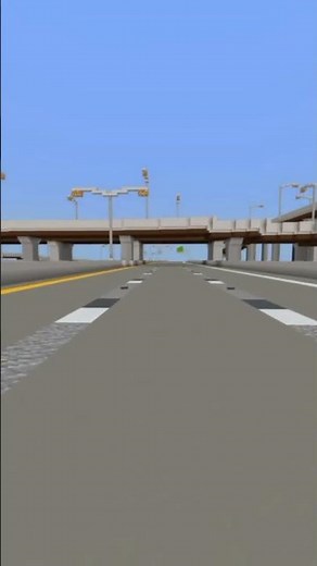 Freeway Interchange #5 in Minecraft