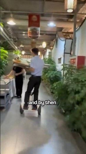 Hoverboard Courier Delivers Meals Fast 🚀🍽️