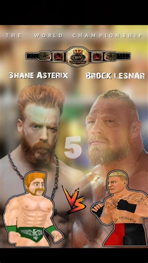 WWE Championship Tournament. Match 4. (SHEMUS VS BROCK LESNAR). #wwe