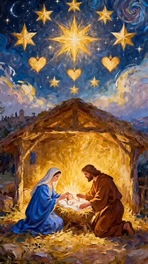 Guy with a Magic Brush on Instagram: "Before He was wrapped in swaddling clothes, He was wrapped in glory. Before He lay in a manger, He left a throne. He saw the soldier’s cruelty. The slave’s chains. The widow’s hunger. The leper’s loneliness. The emptiness behind the wealth. The mother’s desperate prayers. He saw you. Every broken piece. Every hidden wound. Every 3 AM tear. And He came anyway. Not to a palace - but to a stable. Not for the worthy - but for the wanting. Not two thousand years