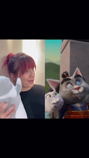 #ad PAWssibly the longest game of telephone ever played! 🙎‍♀️ 👧 🐈 🐈‍⬛ 🐕 💁‍♂️ Watch the #PawsofFury: The Legend of Hank trailer out now @Paramount Pictures | Core Reel 16