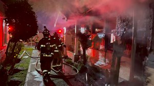 Video footage from last night‘s structure fire: crews responded to a fire at this home on N Safford Ave. | Fresno Fire Department