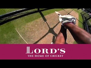 GoPro batting - Brian Lara in the nets with Muralitharan at Lord's | Access All Areas