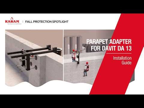 Parapet Adapter DA13 | Installation Guide and Technical Specs for Safe Height Access