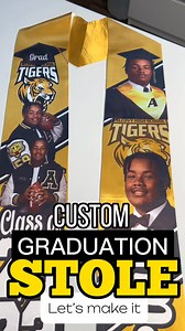 Here’s me making a stole using my big boy (Epson F570) which prints up to 24” #stole #blanks #custom #diy #grad #graduation #sublimation #sublimationblanks #mlasheaandcompany | Shea Walker