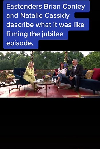 Eastenders Natalie Cassidy and Brian Conley interview. #bbceastenders #ee #theQueen #jubilee2022 #TheirRoyalHighnesses #theprinceofwales #theduchessofcornwall #soniafowler #nataliecassidy #tomrockycottom #brianconley #kateoates #chrisclenshaw #fyp #foryoupage