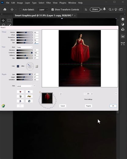 Smart Graphics on Instagram: "Photoshop tip - Add reflections with this free Photoshop plug-in"