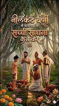नीलकंठ वर्णी ने बताया कि सच्ची साधना कैसे करे 🧘‍♂️ #nilkanth #nilkanthvarni #narayan #bhakti #short