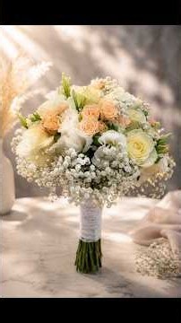 How to Make a Luxury Bridal Bouquet Step by Step 🌹 Wedding Bouquet Making Tutorial for Beginners