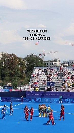 Australian Olympic Team Celebrates the Goal in Field Hockey