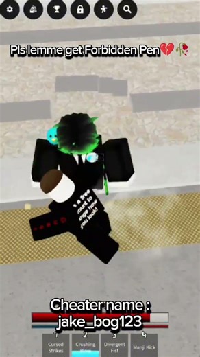 Its waste my time to get the pen. BRO💔🥀 #meme #roblox #jjs #jjk