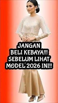 🔥2026 KEBAYA TREND! THIS DESIGN IS BEING SHOWN BY MANY PEOPLE! #kebaya