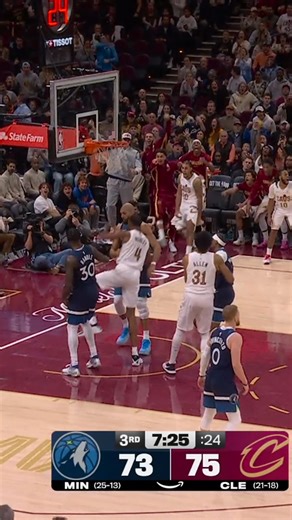 For the second time in FRANCHISE HISTORY, Cleveland had FIVE players with 20 points in today's matchup against the Timberwolves! 🤯 Donovan Mitchell: 28 PTS Evan Mobley: 24 PTS Jaylon Tyson: 23 PTS Darius Garland: 22 PTS Sam Merrill: 20 PTS | NBA