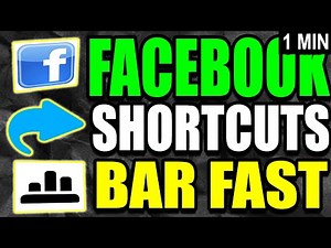 FaceBook ShortCuts Bar Tutorial (2025)