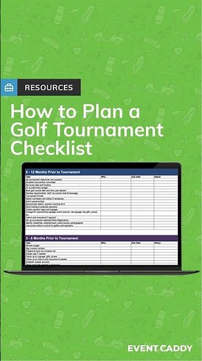 Free Resource: How to Plan a Golf Tournament Checklist