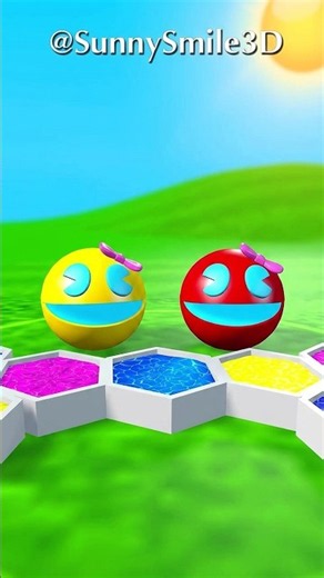 Satisfying Pac-Man Pool 🏊 Amazing 3D Animation! 🟡#SunnySmile3D #3danimation #pacman