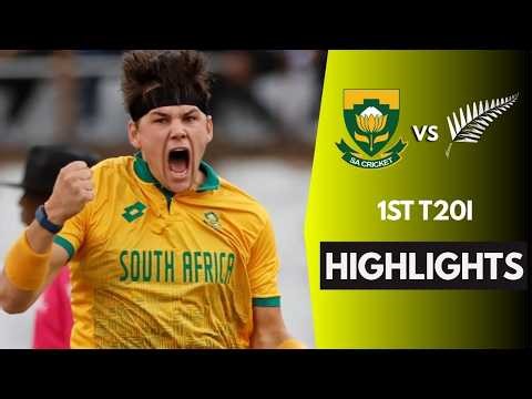 New Zealand vs South Africa Full Highlights 1st T20I 2026 | NZ vs SA