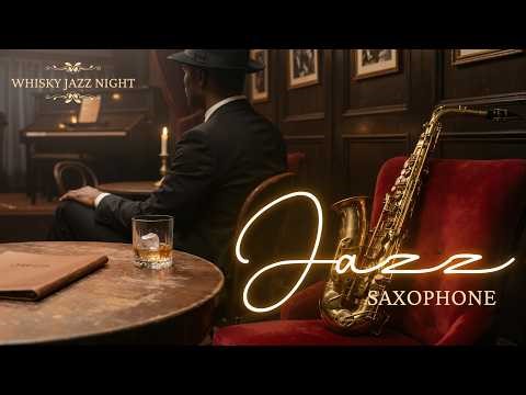 Broken Nights Whisky Jazz 🥃 Soulful Saxophone & Lonely Bar Ambience for Deep Sleep