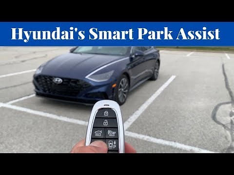 How to use Hyundai's Remote Smart Parking Assist - Smaht Pahk - 2020 Hyundai Sonata