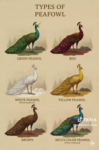 Exploring Types of Peafowl: Real and Fantasy