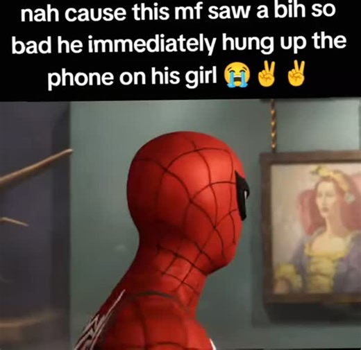 memes on Instagram: "follow me (@repostrandy) for banger reels ❤️‍🩹 . . Nah, but for real, the temptation is real! 😂 This is kinda how it feels when you get distracted by something way more interesting mid-conversation. Spidey's priorities are definitely questionable here, but we've all been there, right? When Black Cat shows up, who needs a phone call anyway? What would you do in this situation? 🤔 #meme #brainrot #memes #你知道吗 #知识#事实"