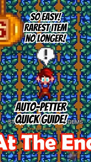 The Easiest Way to Get an Auto-Petter in Stardew Valley #shorts