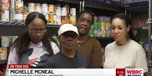 Furloughed workers volunteering at soup kitchen