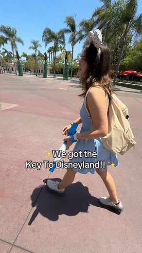 We have the Key to Disneyland!! This is a new interactive event going on for the 70th anniversary!! #disneyland70 #disneyland #disney #mom #dad | Madeline and Stephen