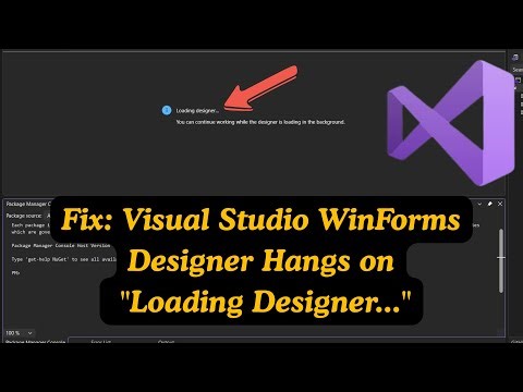 Fix: Visual Studio WinForms Designer Hangs on "Loading Designer..."