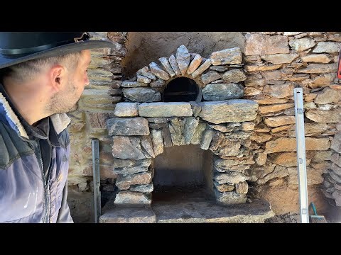 #10 Fireplace Progress #stonecabin #adnanslife #stonehouse