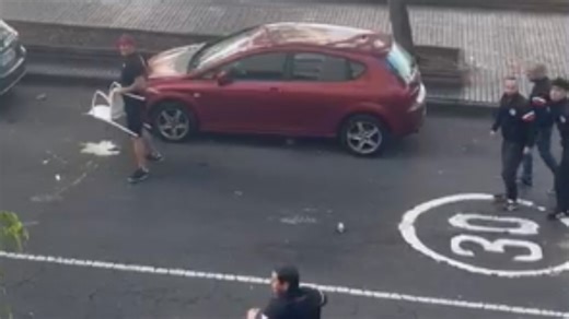 Los ultras del Alcalá la lían en Gran Canaria