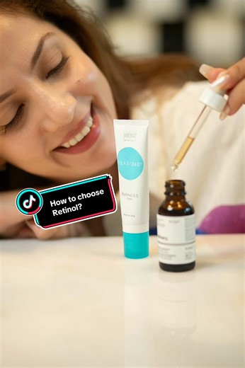 Confused about which retinol percentage to use? 😵‍💫 Whether you are 20 or 50, here is the exact retinol routine roadmap to follow so you don’t ruin your skin barrier! 📉✨ Level 1: The Beginner (0-3 months) Start with a Retinol Moisturizer (jar). Use it 2x a week (e.g., Mon & Fri). Tip: Apply a generous amount and follow with a plain moisturizer (The Sandwich Method). 🥪 Level 2: The Upgrade Once you can handle Level 1 3-4x a week, switch to a Retinol Serum (0.2% - 0.3%). Rule: Reset your frequ
